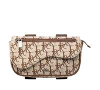 Dior Vintage - Pochette de bras en cuir et toile Saddle Pre-owned Limited - Femme - Pre-owned - Brun - Taille: ONE Size