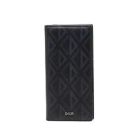 Dior Vintage - Pre-owned CD Diamond PVC Long Wallet - Homme - Pre-owned - Bleu - Taille: ONE Size