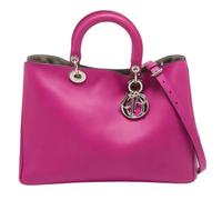 Dior Vintage - Pre-owned Cuir cabas - Femme - Pre-owned - Rose - Taille: ONE Size