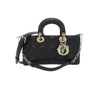 Dior Vintage - Pre-owned Lady D-Joy Sac en cuir d'agneau - Femme - Pre-owned - Noir - Taille: ONE Size
