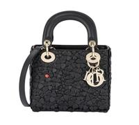 Dior Vintage - Pre-owned Mini Lady - Clover Allover - Femme - Pre-owned - Noir - Taille: ONE Size