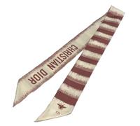 Dior Vintage - Pre-owned Mitsa Twilly Scarf - Femme - Pre-owned - Beige - Taille: ONE Size