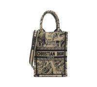 Dior Vintage - Pre-owned Plan de Paris Book Tote Mini Vertical Canvas Handbag - Femme - Pre-owned - Beige - Taille: ONE Size