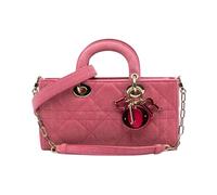 Dior Vintage - Pre-owned Sac moyen Lady D Joy Macrocannage en denim - Femme - Pre-owned - Rose - Taille: ONE Size