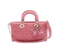 Dior Vintage - Sac à main Pre-owned Lady D-Joy en denim - Femme - Pre-owned - Rose - Taille: ONE Size