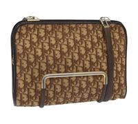 Dior Vintage - Sac bandoulière en toile Pre-owned - Femme - Pre-owned - Brun - Taille: ONE Size