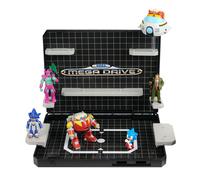 Diorama Console Heroes Mega Drive - Sonic the Hedgehog - Diorama avec plateau de cartouches - À partir de 8 ans