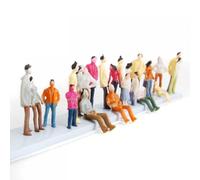 Diorama Du Chemin De Fer, 100, Modèle De Personnes, Parc De Passagers, Station De Bus, Train, Disposition N