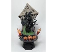 Diorama en Pvc de scène D de l'étrange Noël de monsieur Jack, le roi d'Halloween