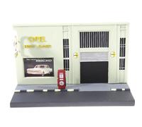 Diorama garage opel Ernst Maier pour voiture miniature 1/43