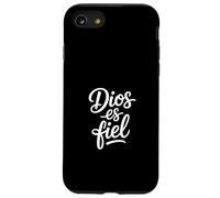Dios ES fiel Dire drôle Script Cursive Croyance Coque pour iPhone SE (2020) / 7/8