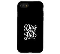 Dios ES fiel Dire drôle Script Cursive Croyance Coque pour iPhone SE (2020) / 7/8