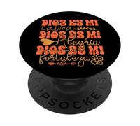 Dios ES Mi Calma Dios ES Mi Alegria Dios ES Mi Fortaleza PopSockets PopGrip Adhésif