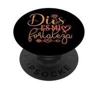 Dios ES mi Fortaleza: Mi Refugio seguro en la tormenta. PopSockets PopGrip Adhésif