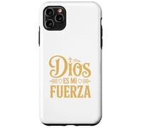 Dios ES Mi Fuerza Camiseta Cristiana Jesús Latino Hispano Coque pour iPhone 11 Pro Max