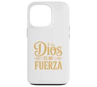 Dios ES Mi Fuerza Camiseta Cristiana Jesús Latino Hispano Coque pour iPhone 13 Pro