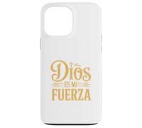 Dios ES Mi Fuerza Camiseta Cristiana Jesús Latino Hispano Coque pour iPhone 13 Pro Max