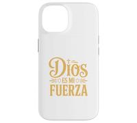 Dios ES Mi Fuerza Camiseta Cristiana Jesús Latino Hispano Coque pour iPhone 14