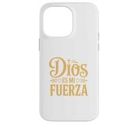 Dios ES Mi Fuerza Camiseta Cristiana Jesús Latino Hispano Coque pour iPhone 14 Pro Max