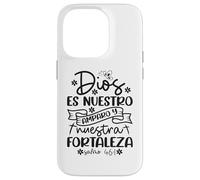 Dios ES nuestro Amparo y Fortaleza Coque pour iPhone 14 Pro