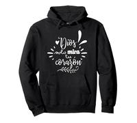 Dios Mira Tu Corazon, Believer Faith God Cross Quotes Sweat à Capuche