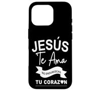 Dios Te AMA Con Amor eterno, Ya no endurezcas más tu corazón Coque pour iPhone 16 Pro