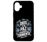 Dios Te Da Paz en Medio de la Tormenta - Salmos 29:11 Coque pour iPhone 16 Plus