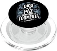Dios Te Da Paz en Medio de la Tormenta - Salmos 29:11 PopSockets PopGrip pour MagSafe