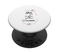 Dios tiene Un Plan Que lleva tu Nombre PopSockets PopGrip Adhésif