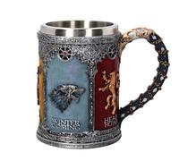 DIOSDMLN Chopes à bière Game of Thrones, Tasses à vin en Acier Inoxydable, Tasses à café 21oz pour décoration de fête à thème de Collection