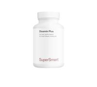 Diosmin Plus - Standardisé à 90% de Flavonoïdes Totaux et 80 - SuperSmart | Aide à Réduire les Symptômes de l'Insuffisance Veineuse - % de Diosmine - Vegan - Sans Gluten - Sans OGM