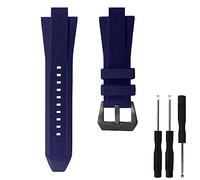 Dioway Bracelet de montre de rechange en caoutchouc et silicone avec boucle noire pour Michael Kors MK8380 MK8356 MK8295 MK9020 - Michael Kors