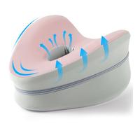 Dioxide Coussin de Jambe, Ergonomique pour Les Hanches, Le Dos, Les Jambes, Les Genoux, Choix idéal pour Dormir sur Le côté (Rose)