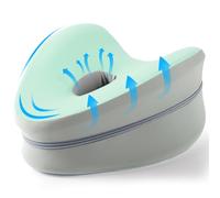 Dioxide Coussin de Jambe, Ergonomique pour Les Hanches, Le Dos, Les Jambes, Les Genoux, Choix idéal pour Dormir sur Le côté (Vert Menthe)