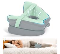 Dioxide Coussin Genoux pour Dormir Mousse à Mémoire, Amovibles Coussin Orthopédique Genoux Respirante Ergonomique pour Soulagement La Douleur Les Jambes Hanches Dormeurs Latéraux (Vert Menthe)