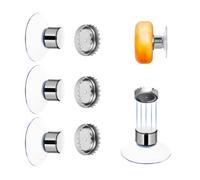 Dioxide Lot de 3 Porte Savon MagnéTique, Porte Savon Aimanté en Acier Inoxydable, Ventouse, Savon Mural pour Salle de Bain, Cuisine
