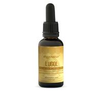 DIOXNATUR® Solution de Lugol 2% de qualité pharmaceutique 100ml Formule douce d'iode et d'iodure de potassium avec pipette précise