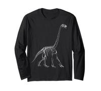 Diplodocus Dinosaure Graphique Squelette Diplodocus Manche Longue