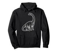 Diplodocus Illustration Sweat à Capuche