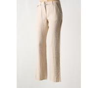 diplodocus pantalons femme de couleur beige 40