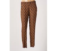 diplodocus pantalons femme de couleur marron
