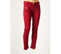 diplodocus pantalons femme de couleur rouge W29