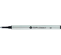 Diplomat d10301307 Stylo roller Recharge métal Noir