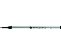 Diplomat D10301307 Stylo Roller Recharge Métal Noir