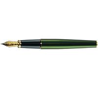 Diplomat D40211025 Excellence A2 Stylo-plume avec pointe moyenne en acier Evergreen Dore