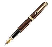 Diplomat D40213025 Excellence A2 Stylo-plume en acier moyen Or