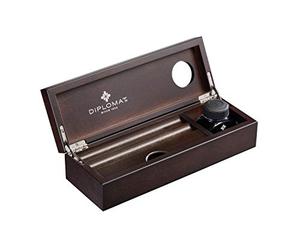 Diplomat Élégante Boîte en Bois de Wenge (Sans Contenu!)
