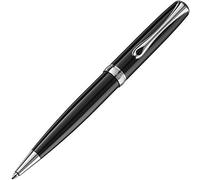 DIPLOMAT - Stylo Bille Excellence A2 - Noir Mat Chrome - Fluide et Confortable - Allure Moderne - Savoir Faire Traditionnel - Garantie 5 Ans - D40204040