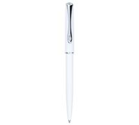 DIPLOMAT - Stylo Bille Traveller - Blanc Chrome - Fluide & Confortable - Résistant et Élégant - Allure Raffinée - Savoir Faire Traditionnel - Garantie 5 Ans - D40702040