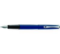DIPLOMAT - Stylo Plume Acier Esteem - Bleu Mat - Sobre & Épuré - Solide et Confortable - Écriture Douce et Fine - Acier Inoxydable - Savoir Faire Traditionnel - Garantie 5 Ans - D10081206